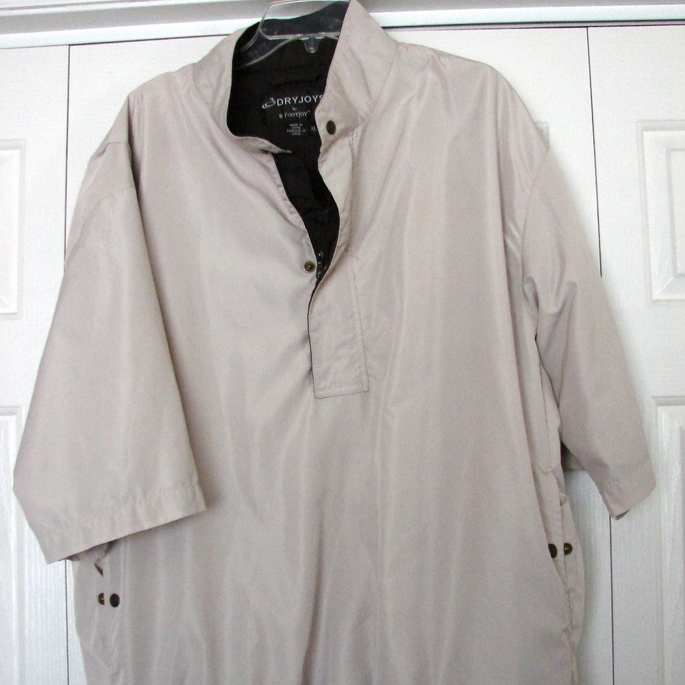 men's FootJoy Dryjoy pullover jacket xl khakie